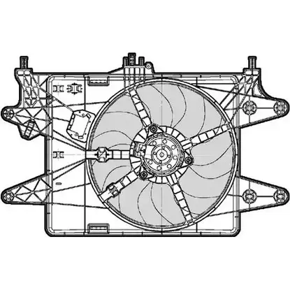 Вентилятор радиатора двигателя CTR 9E21I0S 1209588 8A7 LG 3493575 изображение 0