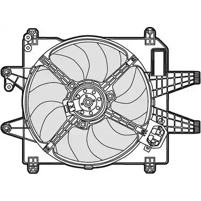 Вентилятор радиатора двигателя CTR VZW A5 3493577 1209593 26CQR изображение 0