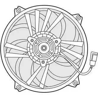 Вентилятор радиатора двигателя CTR V D7NFU 3493601 TC162 1209643 изображение 0