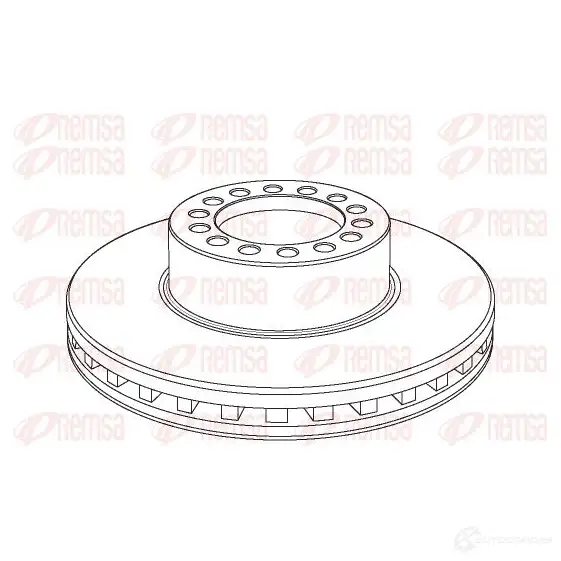 Тормозной диск REMSA 1469222 NCA1175.20 1 175.20 NCA117520 изображение 0