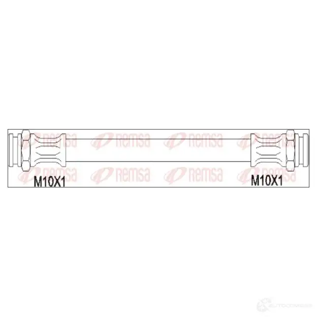 Тормозной шланг REMSA GCA19 0606 1193931901 GOCM8 190606 изображение 0