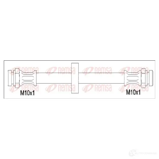 Тормозной шланг REMSA GC A190034 1193931589 190034 V8882SG изображение 0