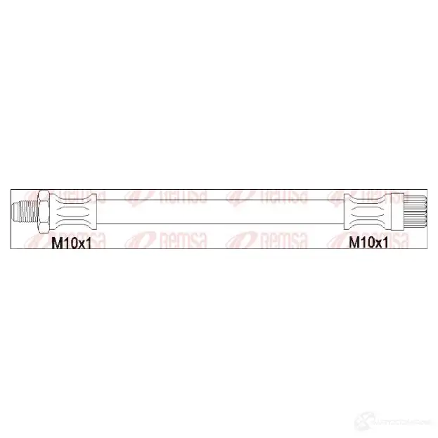 Тормозной шланг REMSA 190145 GCA19 0145 1193931698 61CIB