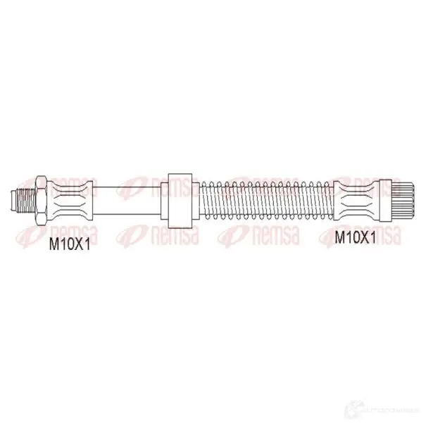 Тормозной шланг REMSA G CA190170 190170 1193931723 4QKWIG изображение 0