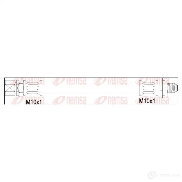 Тормозной шланг REMSA 190152 59UNDF 1193931705 GCA1 90152 изображение 0