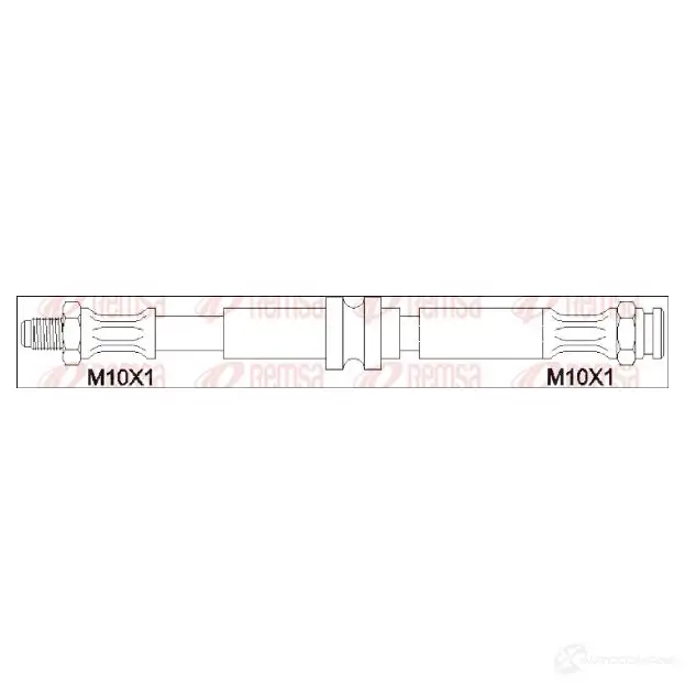 Тормозной шланг REMSA 4ICQWC 190110 GC A190110 1193931663