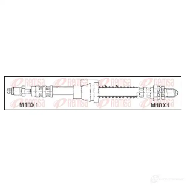 Тормозной шланг REMSA GC A190366 VW9Y3 190366 1193931816 изображение 0