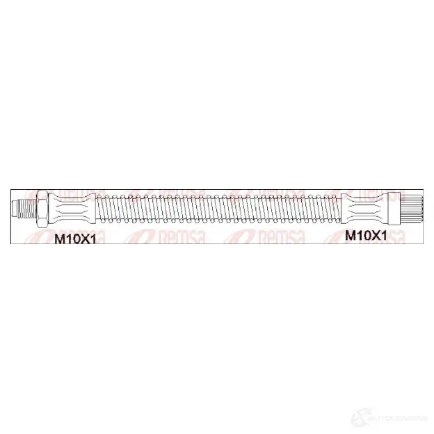Тормозной шланг REMSA G CA190137 8PKGLYG 190137 1193931690