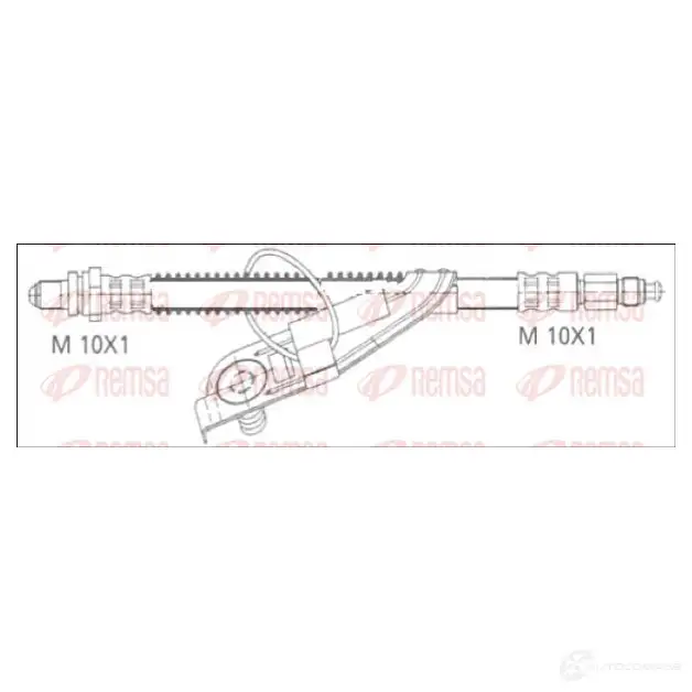 Тормозной шланг REMSA 190368 WG5CV3 1193931818 GCA1903 68