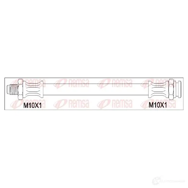 Тормозные колодки дисковые, комплект REMSA LJY037U 1193931760 1903.04 GCA19030 4