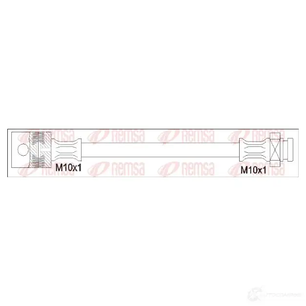 Тормозной шланг REMSA 190062 1193931617 2THGVM GCA19006 2