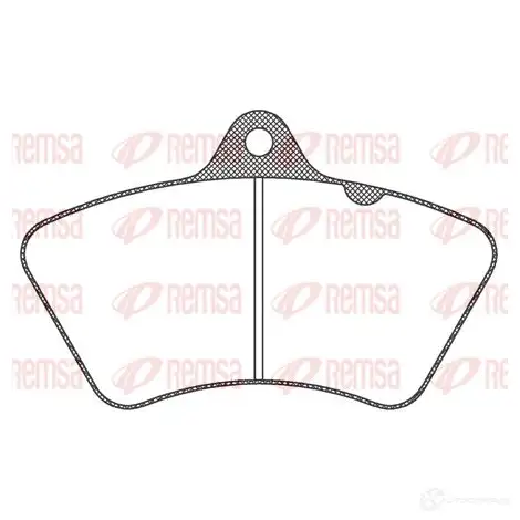 Тормозные колодки дисковые, комплект REMSA 29582 294 98 1469099 JCA 826.20 изображение 0