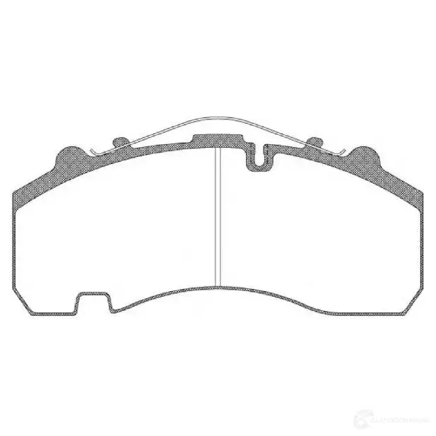 Тормозные колодки, комплект REMSA 1469014 107 6.00 29167 jca107600