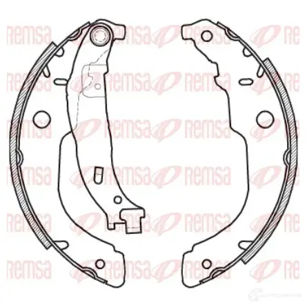 Тормозные колодки REMSA BSM4212. 00 4212.00 1465988 KZA421200 изображение 0