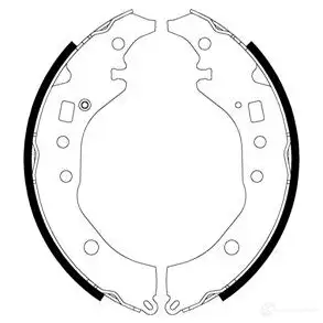 Тормозные колодки REMSA 4292.00 CQQ7AZ 1193932778 Z CA429200