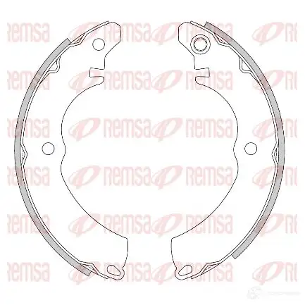 Тормозные колодки REMSA 20079T ZCA42910 0 1424244424 4291.00 изображение 0