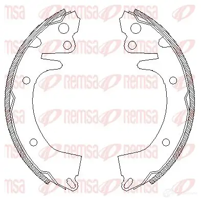 Тормозные колодки REMSA 1466085 30CQLI Z CA432500 4325.00