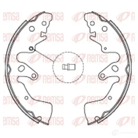 Тормозные колодки REMSA 1466006 4228.00 ZCA422800 BSM42 28.00