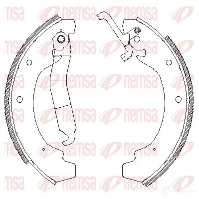 Тормозные колодки REMSA 1465875 4120.00 Z CA412000 I21NL
