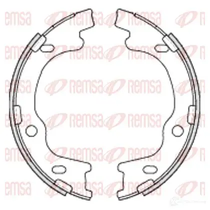 Барабанные колодки REMSA 1466295 4699.00 BSM4 699.00 ZCA469900