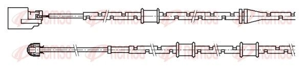Датчик износа тормозных колодок REMSA 001177 NKB D86 1440217455
