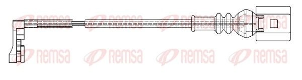 Датчик износа тормозных колодок REMSA 1440217461 D2DPG 7 001183