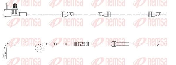 Датчик износа тормозных колодок REMSA HDK 6L 001193 1440217471