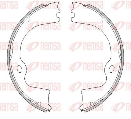 Барабанные колодки REMSA 4532.00 V HQ3WIZ 1440217592