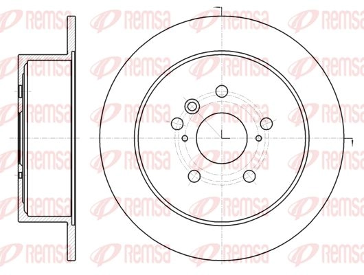 Тормозной диск REMSA 1440217658 D Z55I 61969.00 изображение 0