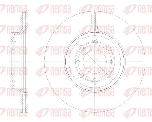 Тормозной диск REMSA 7 4MAC 1440217694 62544.10 изображение 0