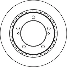 Тормозной диск MOTAQUIP LVBD1153Z 11F6V 1 3545328 77LYX изображение 0