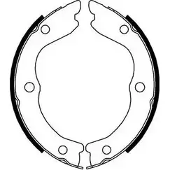 Тормозные колодки ручника, комплект MOTAQUIP D74 A3L R9FDT 3546786 LVBS799