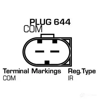 Генератор REMY dra0579 1854617 MYE9LQS D A1689 - Изображение 1
