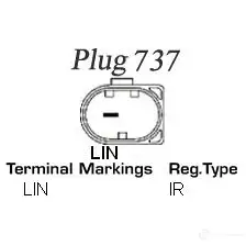 Генератор REMY TVCHWI dra1176 DA 2286 1855205 - Изображение 1