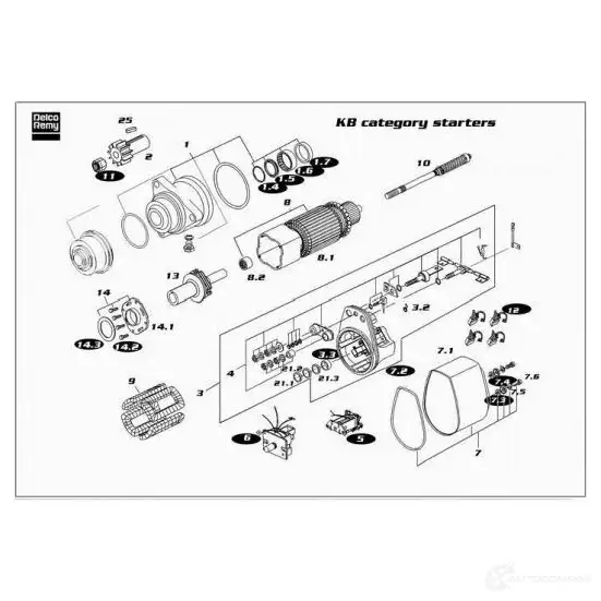 Генератор REMY 6NW L3 5414352324830 19020609 1423352851 - Изображение 1