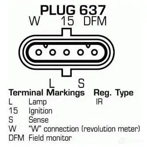 Генератор REMY 4IC5SQ 1857455 drb7430x DB8 540 изображение 1