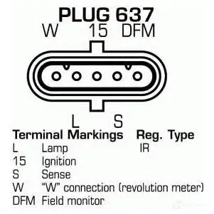 Генератор REMY D B7680 M1LWAM0 drb6570x 1857432 изображение 1