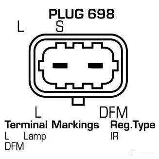 Генератор REMY DB 5120 drb4010 1857333 WCODWZ изображение 0