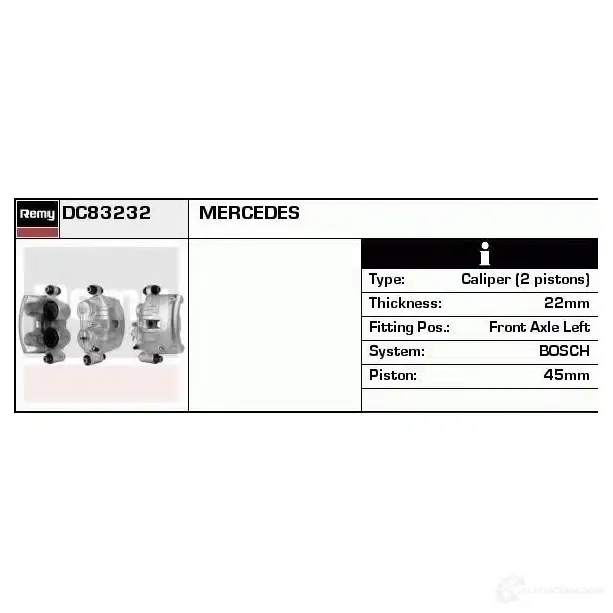 Тормозной суппорт REMY dc83232 C3 HHSQ 1423354808