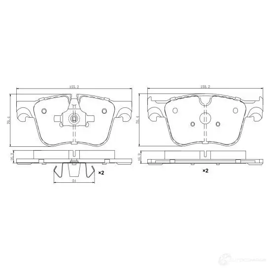 Гидроусилитель, насос гур REMY P 2ZWCVQ dsp1354 5414352624732 1861970 изображение 0