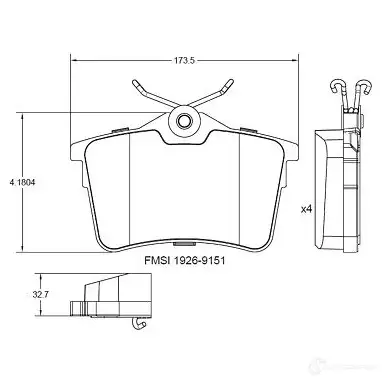 Гидроусилитель, насос гур REMY 1861637 W9MP V 5414352617017 dsp041