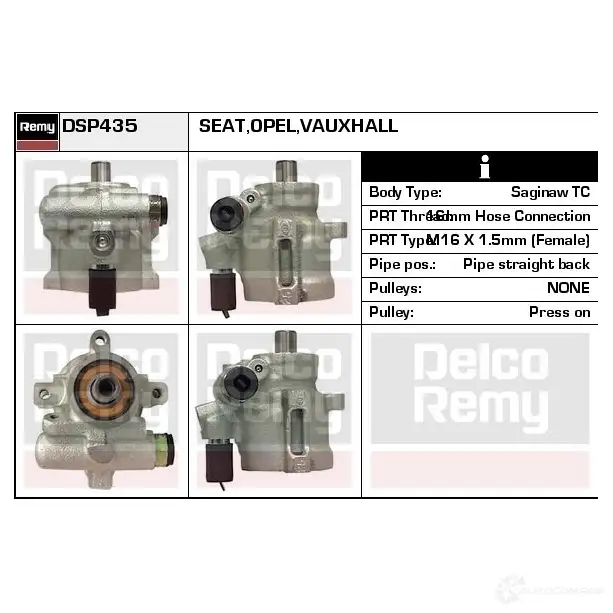 Гидроусилитель, насос гур REMY dsp435 1862835 5414352615778 U3N Q4G изображение 0