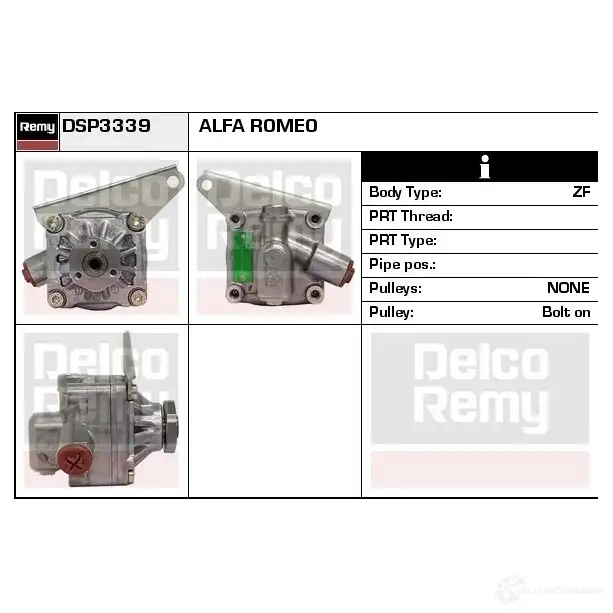 Гидроусилитель, насос гур REMY 8B 64P6 1862713 5414352550161 dsp3339 изображение 0