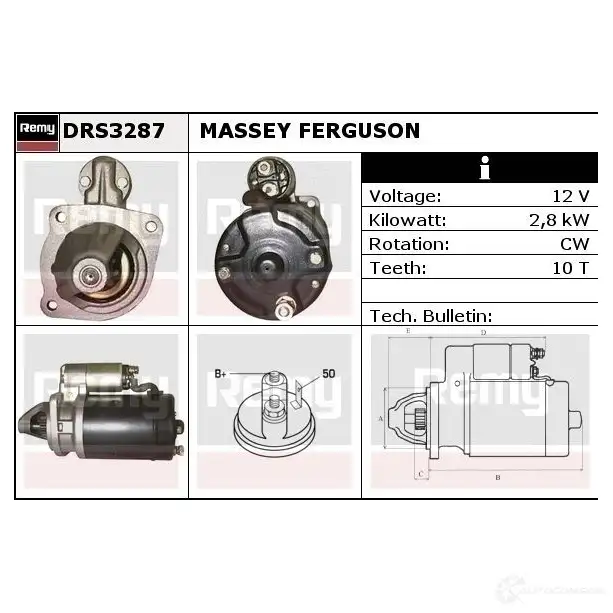 Стартер REMY DS4 397 LN0JL7Z drs3287 1860349