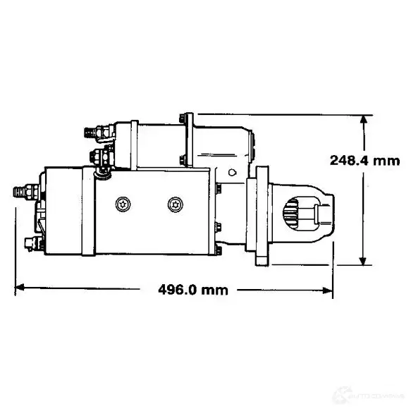 Стартер REMY A5F WA 10461077 1846081 5414352318051 изображение 1