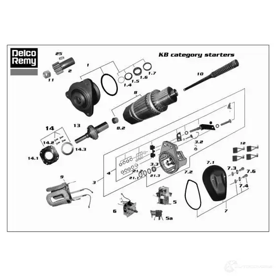 Стартер REMY 1423352934 19024103 ACKI U изображение 3