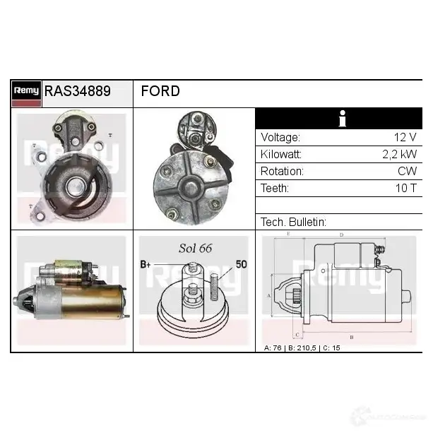 Рулевая рейка REMY dsr1200l 1863622 5414352331708 0L4D Z