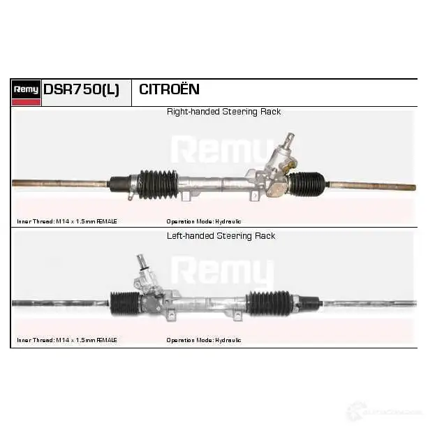Рулевая рейка REMY 1864672 5414352610568 dsr750l I FE5GJ изображение 0