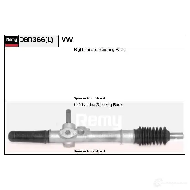 Рулевая рейка REMY dsr366l 1864436 5414352539128 9B OSK