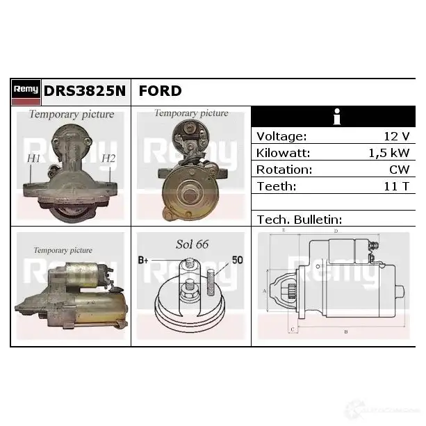 Рулевая рейка REMY dsr447l 1864472 7H 5A1